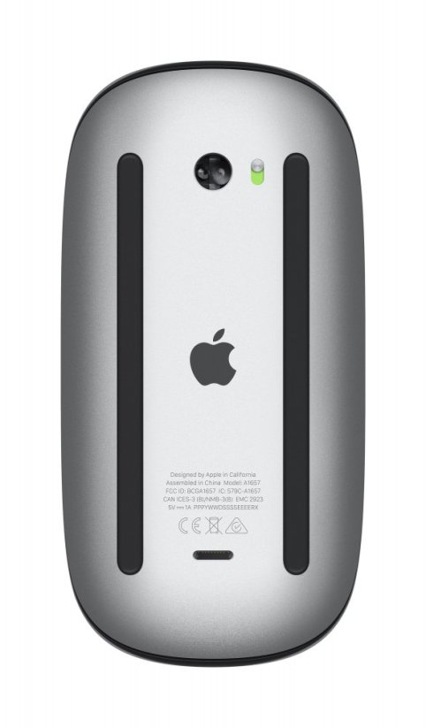 Apple Magic Mouse (USB‑C) – černý Multi-Touch povrch
