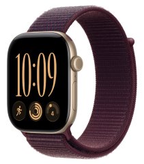 Apple 46mm provlékací sportovní řemínek - burgundsky červený