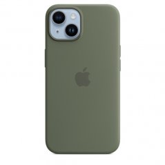 Apple Silikonový kryt s MagSafe na iPhone 14 – olivový