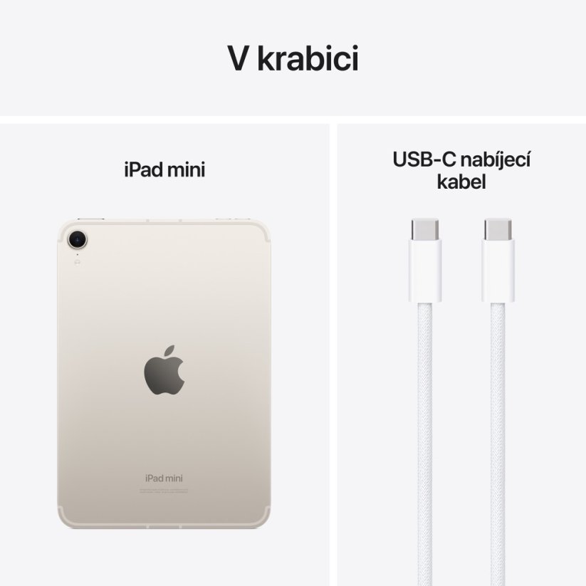 Apple iPad mini Cellular 128GB hvězdně bílá 2024