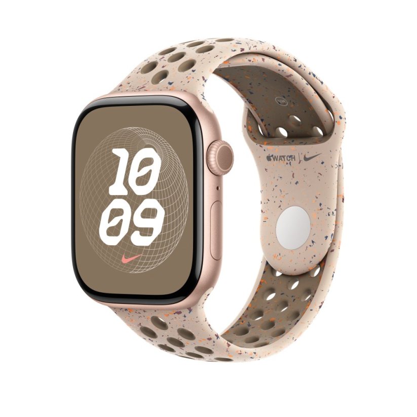 Apple Watch 46mm Desert Stone sportovní řemínek Nike - S/M