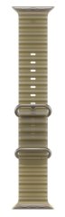 Apple 49mm oceánský řemínek - průsvitně chaluhový, přírodní titan