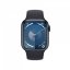 Apple Watch Series 9 Cellular 41mm Temně inkoustový hliník s temně inkoustovým sportovním řemínkem - M/L