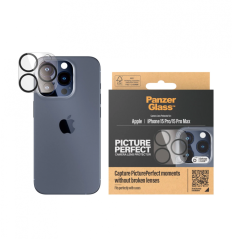PanzerGlass - ochrana čoček fotoaparátu pro iPhone 15 Pro a 15 Pro Max