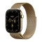 Apple Watch Series 12 GPS + Cellular 42mm zářivě zlatý titan se zářivě zlatým milánským tahem / SK