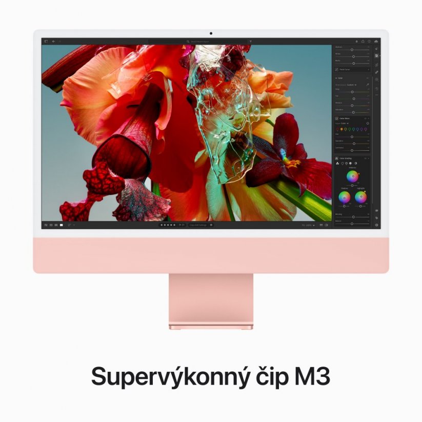 Apple iMac 24“ M3 8CPU/8GPU/8GB RAM/ 256GB SSD - Růžový