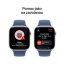 Apple Watch Series 10 42mm stříbrný hliník s denimovým sportovním řemínkem S/M