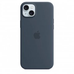 Apple Silikonový kryt s MagSafe na iPhone 15 Plus – bouřkově modrý