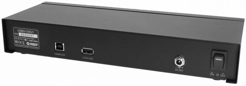 USB 10ti portový průmyslový rozbočovač napájecí/synchronizační