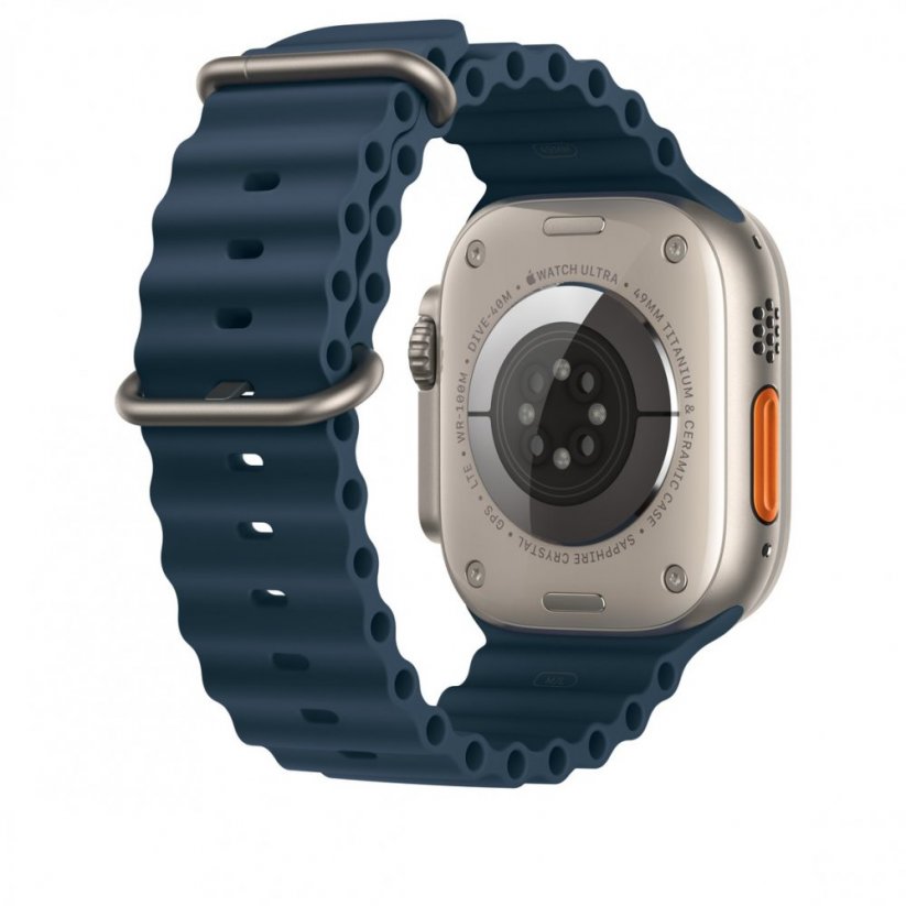Apple Watch 49mm Modrý Oceánský řemínek