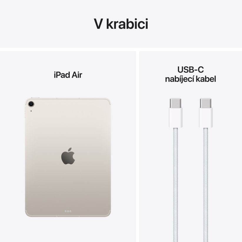 Apple iPad Air 11″ M3 Wi-Fi + Cell 512GB - Hvězdně bílý