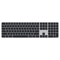 Apple Magic Keyboard s Touch ID a číselnou klávesnicí pro Macy s čipem Apple – anglický (USA) – černé klávesy