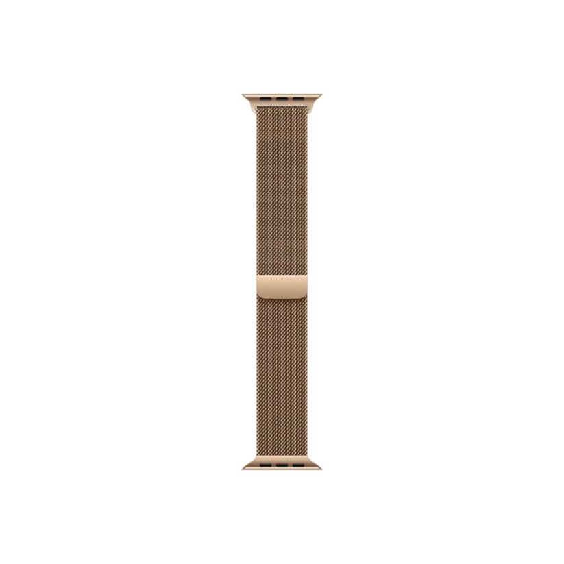 Apple Watch 46mm Zlatý milánský tah - S/M