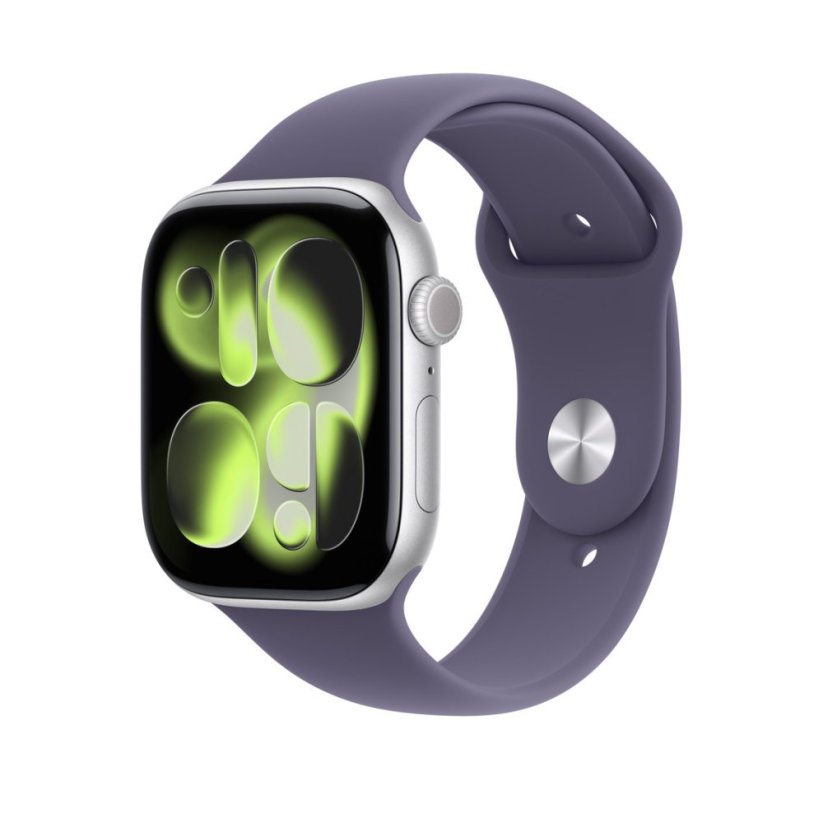 Apple Watch 46mm mlžně fialový sportovní řemínek - M/L