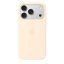 iPhone 17 Pro Silicone Case with MS – Vanilla