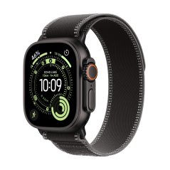 Apple Watch Ultra 3 49mm černý titan s uhlově černým trailovým tahem SM