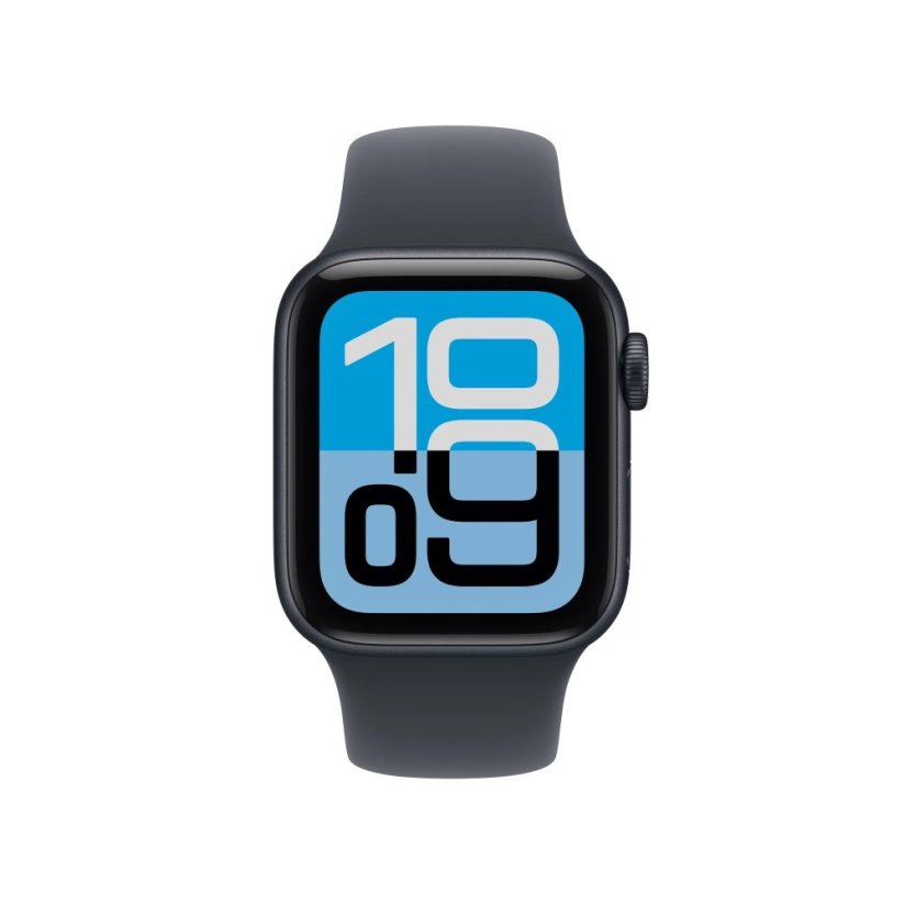 Apple Watch SE 3 Cellular 40mm temně inkoustový hliník s temně inkoustovým sportovním řemínkem M/L
