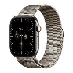Apple Watch Series 12 GPS + Cellular 46mm přírodní titan s přírodním milánským tahem M/L / SK