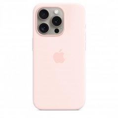 Apple Silikonový kryt s MagSafe na iPhone 15 Pro – světle růžový