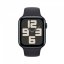 Apple Watch SE 44mm Temně inkoustový hliník s temně inkoustovým sportovním řemínkem - S/M