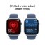 Apple Watch Series 10 42mm Cellular stříbrný hliník s denimovým sportovním řemínkem M/L