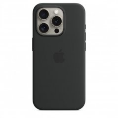 Apple Silikonový kryt s MagSafe na iPhone 15 Pro – černý