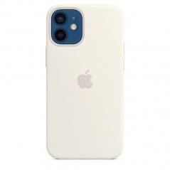 Bílý silikonový kryt s MagSafe pro iPhone 12 mini
