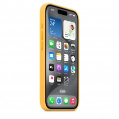 Apple Silikonový kryt s MagSafe na iPhone 15 Pro Max – paprskově žlutý