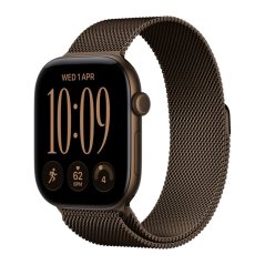 Apple Watch Series 12 GPS + Cellular 42mm tmavě bronzový hliník s tmavě bronzovým milánským tahem