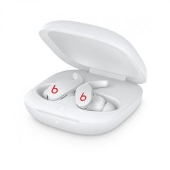 Bílá sluchátka Beats Fit Pro s nabíjecím pouzdrem