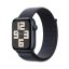 Apple Watch SE 44mm Temně inkoustový hliník s inkoustově fialovým provlékacím sportovním řemínkem