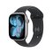 Apple Watch Series 11 Cellular 42mm vesmírně šedý hliník s černým sportovním řemínkem S/M