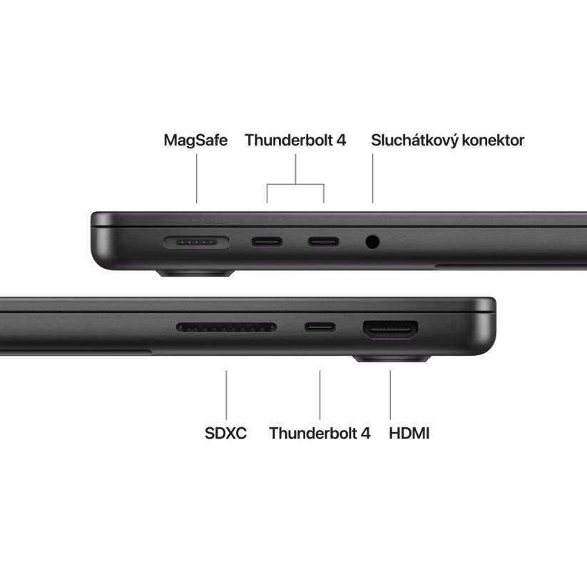 Apple MacBook Pro 14" M5 24GB/1TB SSD - vesmírně černý