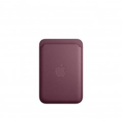 Apple FineWoven peněženka s MagSafe k iPhonu – morušově rudá