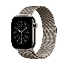Apple Watch 46mm řemínek s přírodním milánským tahem  - S/M