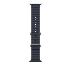 Apple Watch 49mm námořnicky modrý Oceánský řemínek - provedení z přírodního titanu