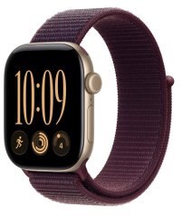 Apple 42mm provlékací sportovní řemínek - burgundsky červený