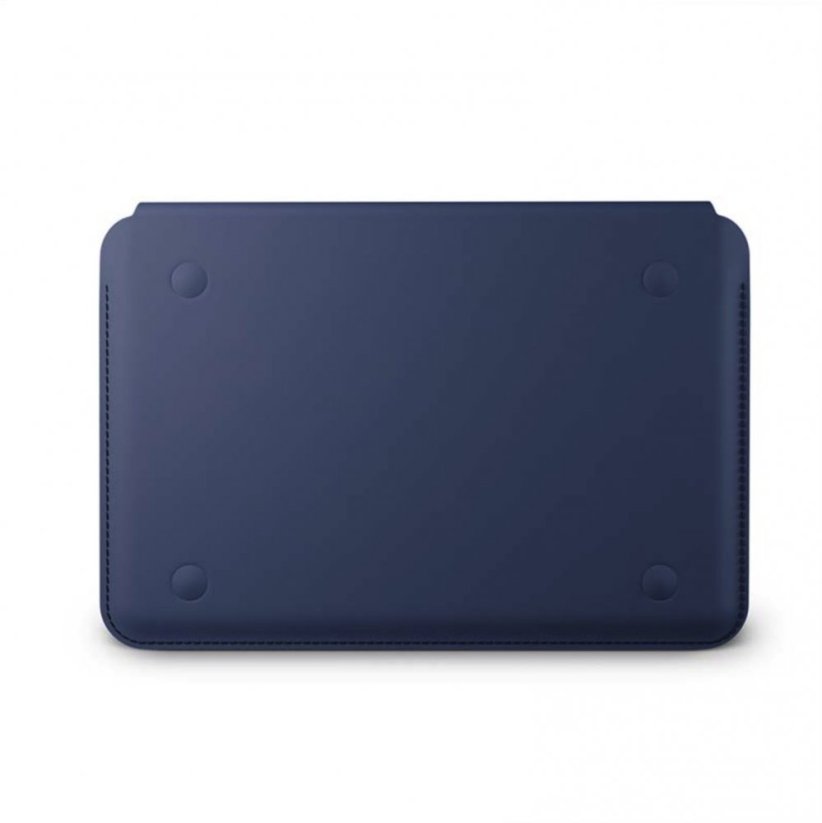 Epico Leather Sleeve kožený obal pro Apple MacBook Air/Pro 13" - tmavě modrý