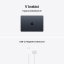MacBook Air 13″ M5 10C CPU/10C GPU/16G/1T SSD - temně inkoustový