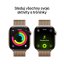Apple Watch Series 11 Cellular 42mm zlatý titan se zlatým milánským tahem M/L