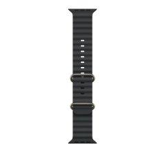 Apple Watch 49mm černý Oceánský řemínek - provedení z přírodního titanu