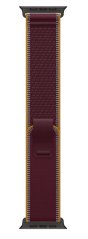 Apple 49mm trailový tah - burgundsky červený, černý titan M/L