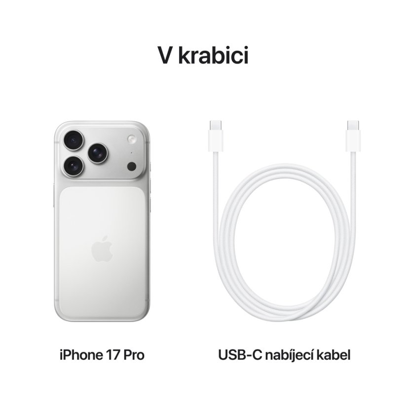 iPhone 17 Pro 512GB stříbrný