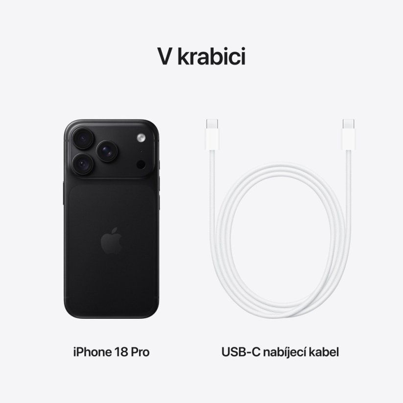 Apple iPhone 18 Pro 1TB - černý