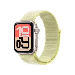 Apple Watch 42mm neonově žlutý provlékací sportovní řemínek