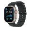 Apple Watch 49mm černý Oceánský řemínek - provedení z přírodního titanu