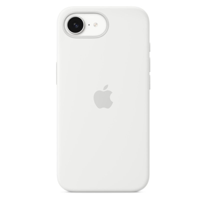 Apple Silikonový kryt na iPhone 16e - bílý