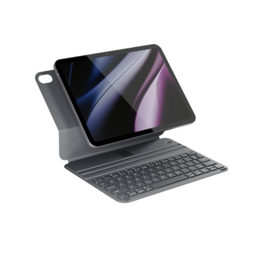 Epico Ultraboard ploché pouzdro s klávesnicí pro iPad 10,9" (10. a 11. generace) - česká/šedá