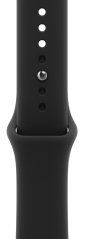 Apple 46mm sportovní řemínek - černý M/L