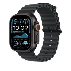Apple Watch 49mm černý Oceánský řemínek - provedení z černého titanu